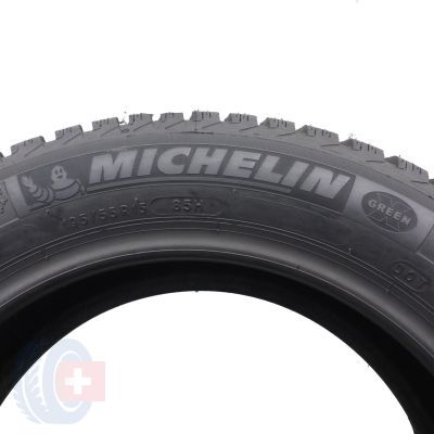 3. Opony 195/55 R15 2x MICHELIN 85H Alpin A4 Zimowe 2018 Jak Nowe Nieużywane