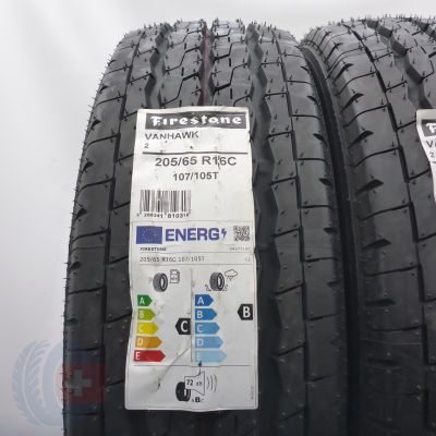 2. Opony 205/65 R16C 2x FIRESTONE 107/105T VanHawk 2 Letnie 2022 