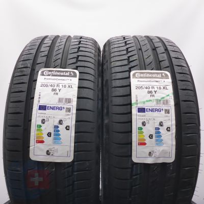 3. Opony 205/40 R18 4x CONTINENTAL 86Y XL PremiumCoontact 6 Letnie 2022 