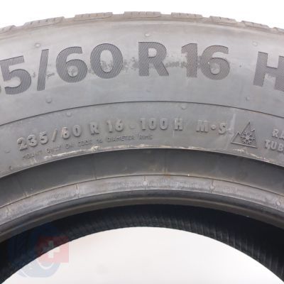 7. Opony 235/60 R16 4x CONTINENTAL 100H WinterContact TS870P Zimowe 2022 Nieużywane 