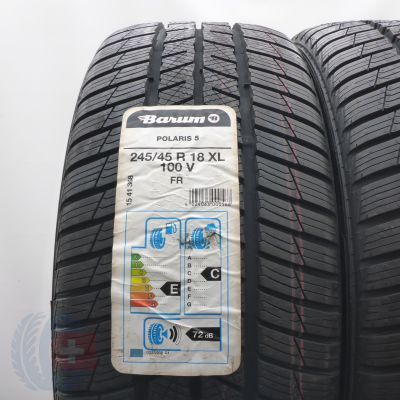 2. Opony 245/45 R18 2x BARUM 100V XL Polaris 5 Zimowe 2018