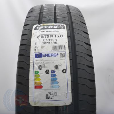 Opona 215/75 R16C 1x CONTINENTAL 116/114R VanContactEco Letnie 2021