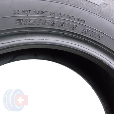 3. 4 x DUNLOP 215/65 R16 98H 5-6,5mm Sp Sport 270 Lato DOT14