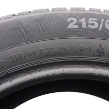 5. 4 x CONTINENTAL 215/60 R17 96H ContiWinterContact TS830P M0 Zima 2017, 2018 6,8-8,2mm