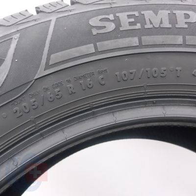 5. Opony 205/65 R16C 2x SEMPERIT 107/105T Van-Grip3 Zimowe 2024 Jak Nowe 10,2-10,4mm