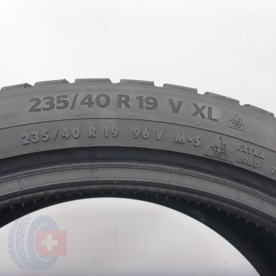 6. Opony 235/40 R19 4x CONTINENTAL 96V XL WinterContact TS 870 P Zimowe 2023/24 7,4-7mm