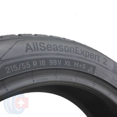 3. 1 x UNIROYAL 215/55 R18 99V XL All SeasonExpert 2 Wielosezon 2020 8.8mm 
