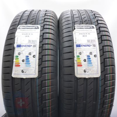 4. Opony 215/65 R16 4x CONTINENTAL 98H PremiumContact 6 Letnie 2023