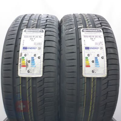 5. Opony 225/40 R20 4x CONTINENTAL 94Y XL PremiumContact 6 Letnie 2021