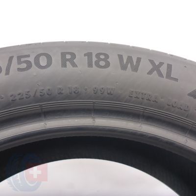 2. Opona 225/50 R18 1x CONTINENTAL 99W XL PremiumContact 6 BMW Letnia 2019 5,8mm