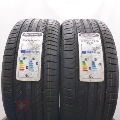 5. Opony 235/40 R18 4x CONTINENTAL 95W XL ContiSportContact 5 SEAL Letnie 2023  