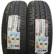 2 x YOKOHAMA 175/65 R15 84T BluEarth AE-01 Lato 2016 Jak Nowe Nieużywane 