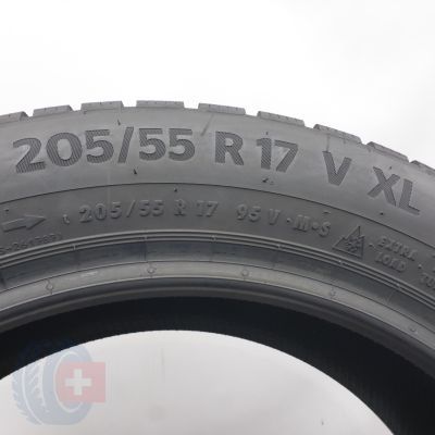 6. Opony 205/55 R17 CONTINENTAL 95V XL WinterContact TS 870 P Zimowe 2021/24 8mm