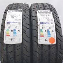 Opony 195/75 R16C 2x CONTINENTAL 110/108R ContiVanContact 100 Letnie 2022