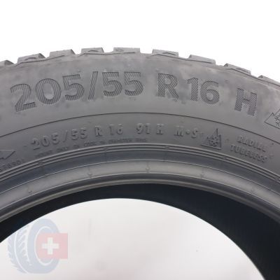 6. Opony 205/55 R16 2x CONTINENTAL 91H WinterContact TS 870 Zimowe 2023 8,5mm
