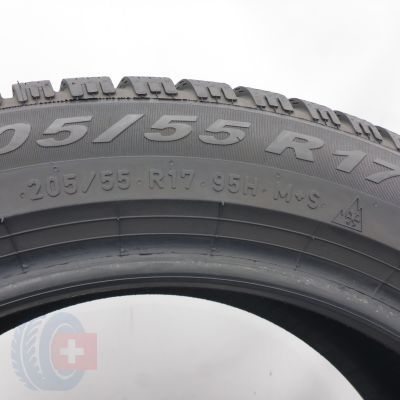 6. Opony 205/55 R17 4x PIRELLI 95H XL Cinturato Winter 2 Zimowe 2022/24 8,3-8mm 