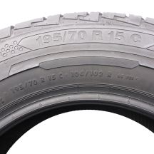 4. Opony 195/70 R15C 2x CONTINENTAL 104/102R ContiVanContact 100 Letnie 2018 7,7-7,8mm