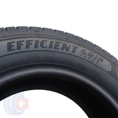 6. 4 x GOODYEAR 215/65 R16C 109/107T EfficientGrip Cargo Lato 2019, 2020 Jak Nowe 7,5-8,2mm
