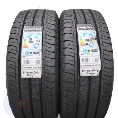 Opony 215/60 R16C 2x GOODYEAR 103/101T EfficientGrip Cargo Letnie 2020 Nieużywane 