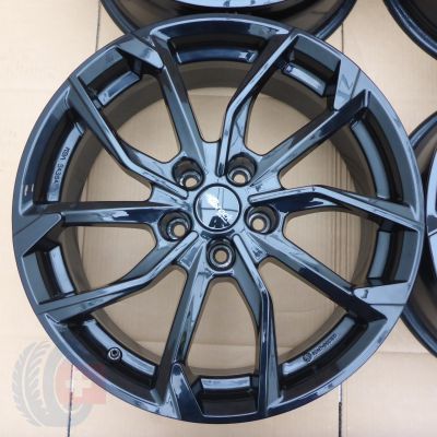 2. 4 x Alufelgi 18 AUDI BMW INFINITI MERCEDES 5x112 7J Et22 Brock Alloy A6 X3 X4 Q30 GLA Czujniki