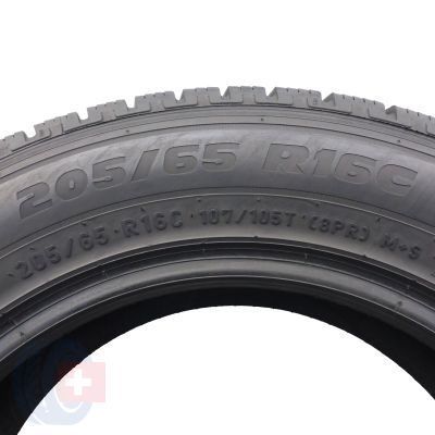 6. Opony 205/65 R16C 4x PIRELLI 107/105T Carrier Winter zimowe 7-7,5mm 2019