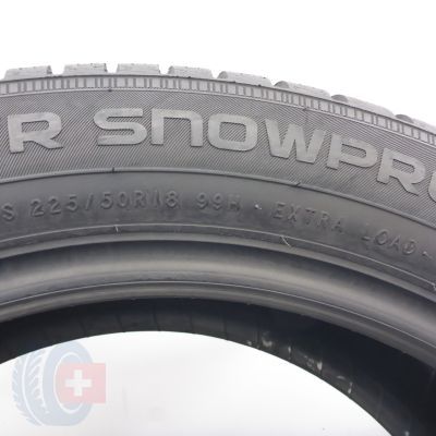 5. Opony 225/50 R18 2x NOKIAN 99H XL WR Snowproof Zimowe 2022 6,5-7,2mm