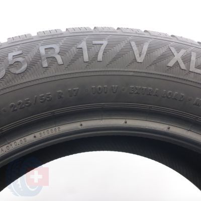 5. Opony 225/55 R17 2x GISLAVED 101V XL EuroFrost 6 Zimowe 2018, 2020 7-7,2mm
