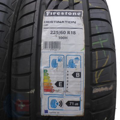2. 2 x FIRESTONE 225/60 R18 100H Destination HP Lato 2017 Jak Nowe Nieużywane 