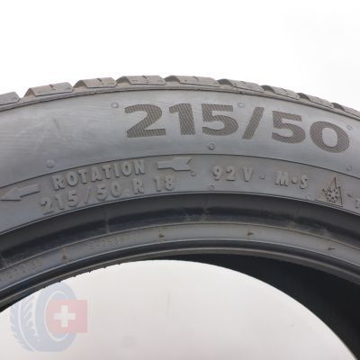 6. Opony 215/50 R18 2x CONTINENTAL 92V AllSeasonContact Wielosezonowe 2019/20 7-6,8mm