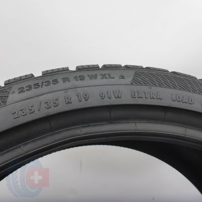 6. Opony 235/35 R19 4x CONTINENTAL 91W XL WinterContact TS850P Zimowe 2017, 2018 7-8mm
