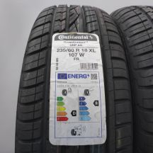 2. Opony 235/60 R18 4x CONTINENTAL 107W XL CrossContact UHP AO Letnie 2022 Nieużywane