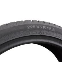 6. 4 x CONTINENTAL 225/45 R19 96V 8mm SUV ContiWinterContact TS830 P ZIMA