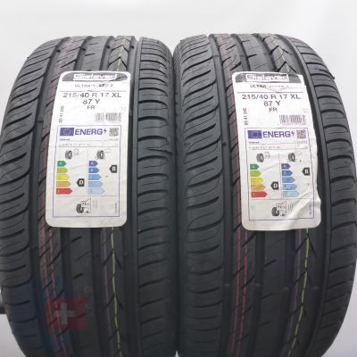 3. Opony 215/40 R17 4x GISLAVED 87Y XL UltraSpeed 2 Letnie 2022 