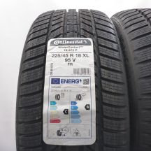2. Opony 225/45 R18 2x CONTINENTAL 95V XL WinterContact TS 870 P Zimowe 2022  