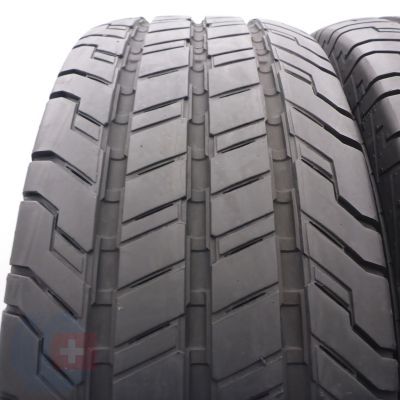 2. Opony 225/70 R15C 2x CONTINENTAL 112/110R ContiVanContact 100 Letnie 2015/18 8-8,2mm