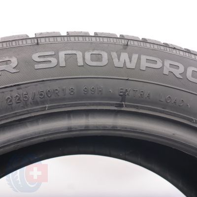 5. Opony 225/50 R18 2x NOKIAN 99H XL WR Snowproof Zimowe 2022 7,8mm
