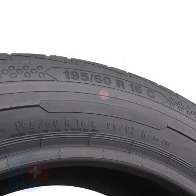 6. 2 x CONTINENTAL 195/60 R16 C 99/97H ContiVanContact 100 Lato 2019 