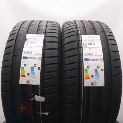 4. Opony 245/40 R18 4x MICHELIN 93Y AO PilotSport 4 Letnie 2025 NOWE