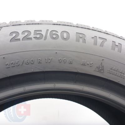 4. Opona 225/60 R17 1x CONTINENTAL 99H WinterContact TS850P SUV Zimowa 2022 Nieużywana