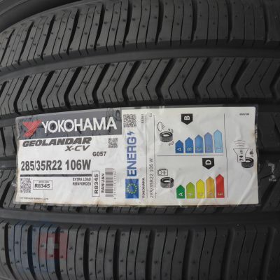 4. Opony 285/35 R22 2x YOKOHAMA 106W XL Geolandar X-CV G057 M+S Letnie 2025