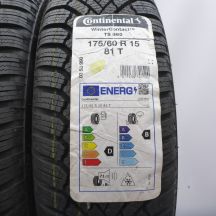 2. Opony 175/60 R15 2x CONTINENTAL 81T WinterContact TS 860 Zimowe 2022