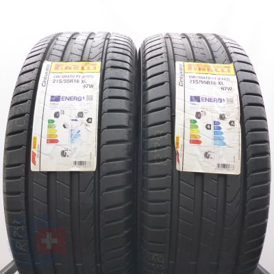5. Opony 215/55 R16 4x PIRELLI 97W XL Cinturato P7 Letnie 2023 