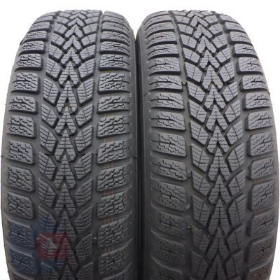 2 x DUNLOP 185/65 R15 88T Winter Response-2 Zima 2016 Jak Nowe 7,8-8mm