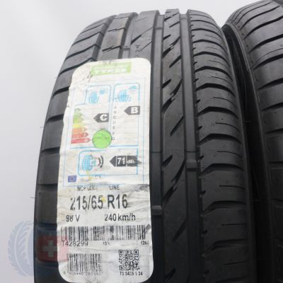 2. Opony 215/65 R16 2x NOKIAN 98V Line Letnie 2015 Nieużywane 