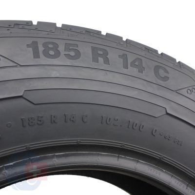5. 4 x CONTINENTAL 185/80 R14C 102/100Q ContiVanContact 100 Lato  2016 8-8,8mm