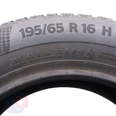 5. Opony 195/65 R16 4x CONTINENTAL 92H WinterContact TS860 Zimowe 2021 Jak Nowe Nieużywane
