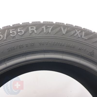 5. Opony 215/55 R17 4x GISLAVED 98V XL EuroFrost 6 Zimowe 2023 7-7,2mm