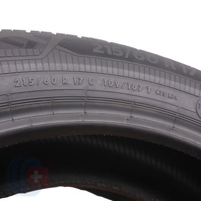 7. 4 x CONTINENTAL 215/60 R17 C 109/107T VanContact Eco Lato 8mm