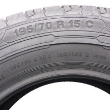 5. Opony 195/70 R15C 4x CONTINENTAL 104/102R ContiVanContact 200 Letnie 2019 Jak Nowe Nieużywane
