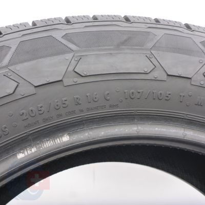 6. Opony 205/65 R16C 2x CONTINENTAL 107/105T VanContact Winter Zimowe 2023 8,5-8,2mm